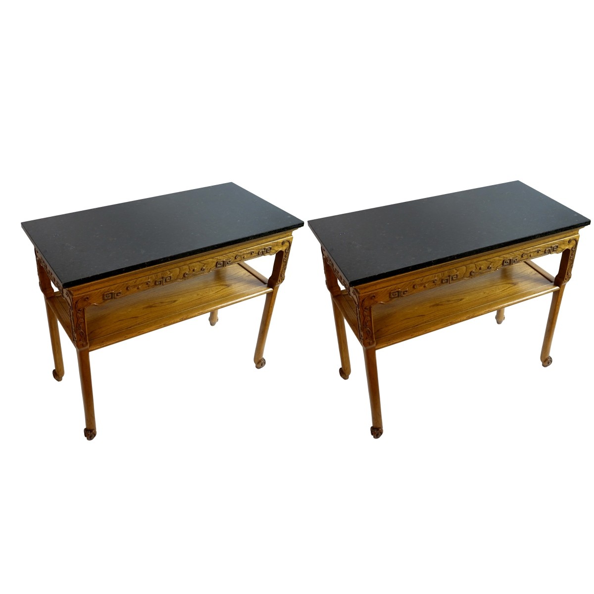 Pair of Baker Furniture "Far East" Tables