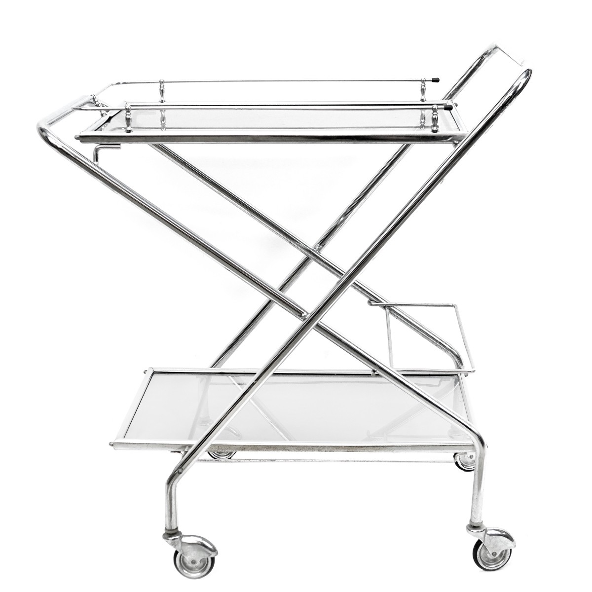 Mid Century French Folding Bar Cart