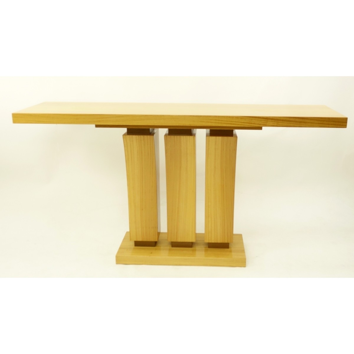 Art Deco style Satinwood Console Table