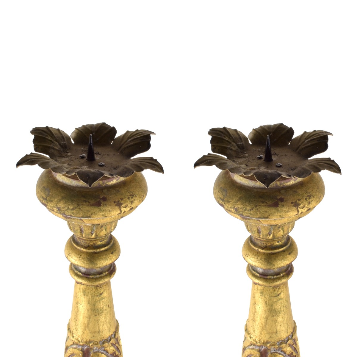 Pair of Large Continental Style Candlesticks