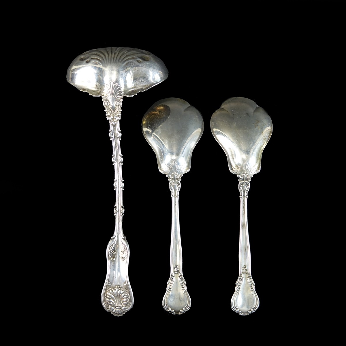 Three (3) Vintage Sterling Silver Serving Pieces