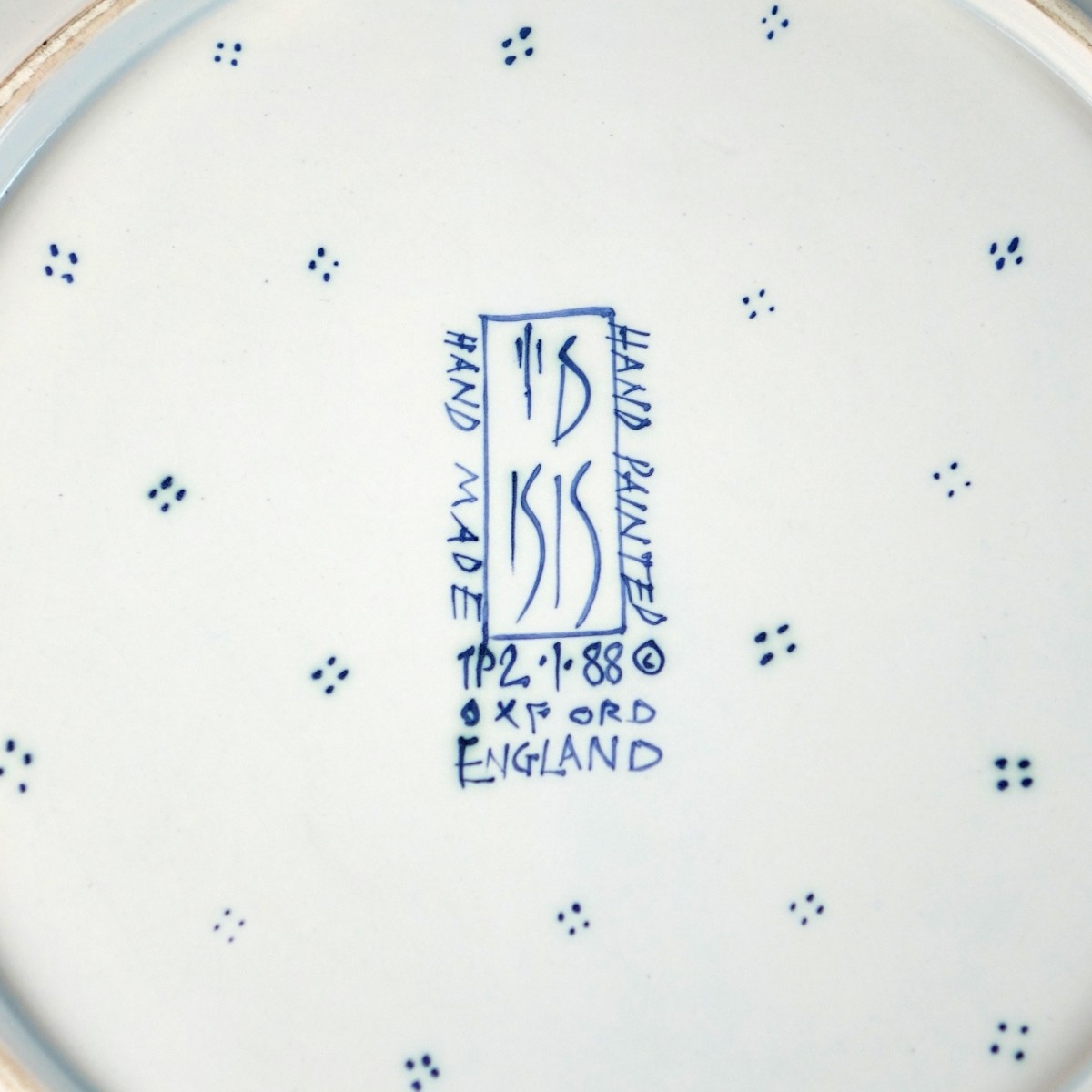 Isis Ceramics Porcelain Charger