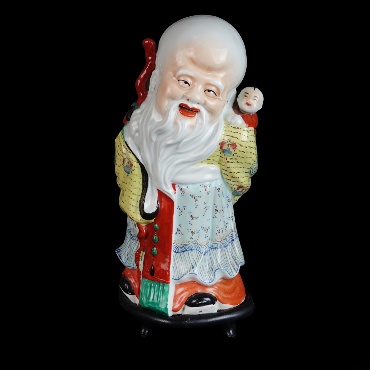 Large Vintage Chinese Porcelain Figurine