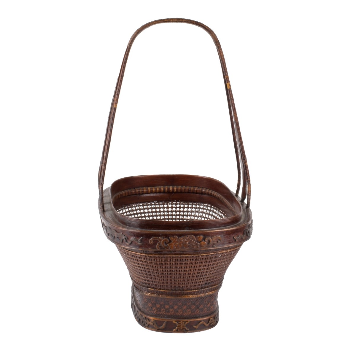 Antique Chinese Woven Basket