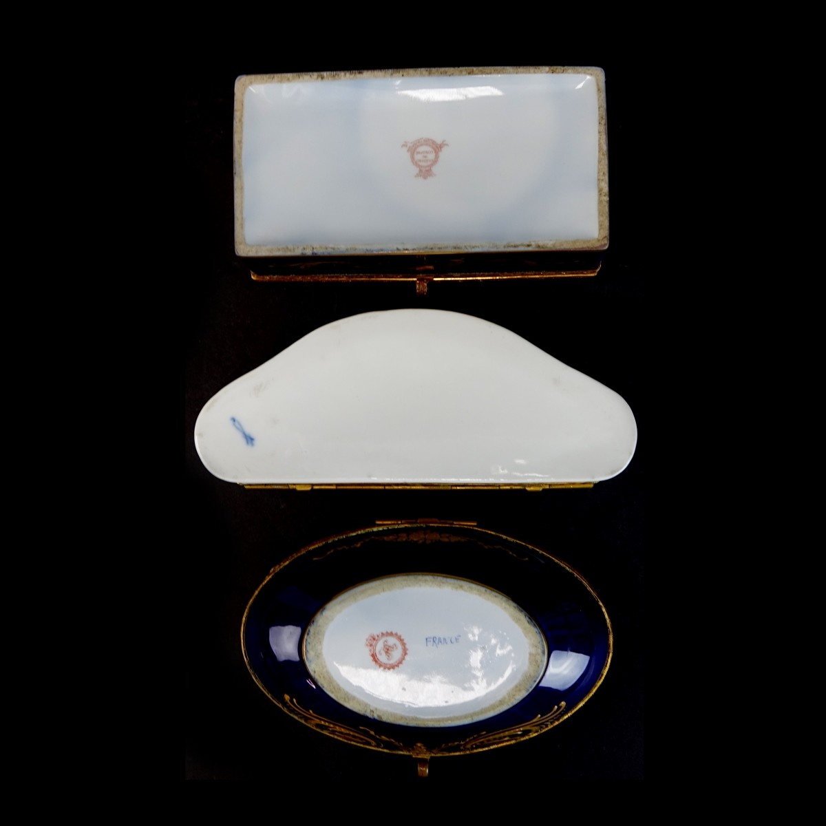 Three Porcelain Boxes