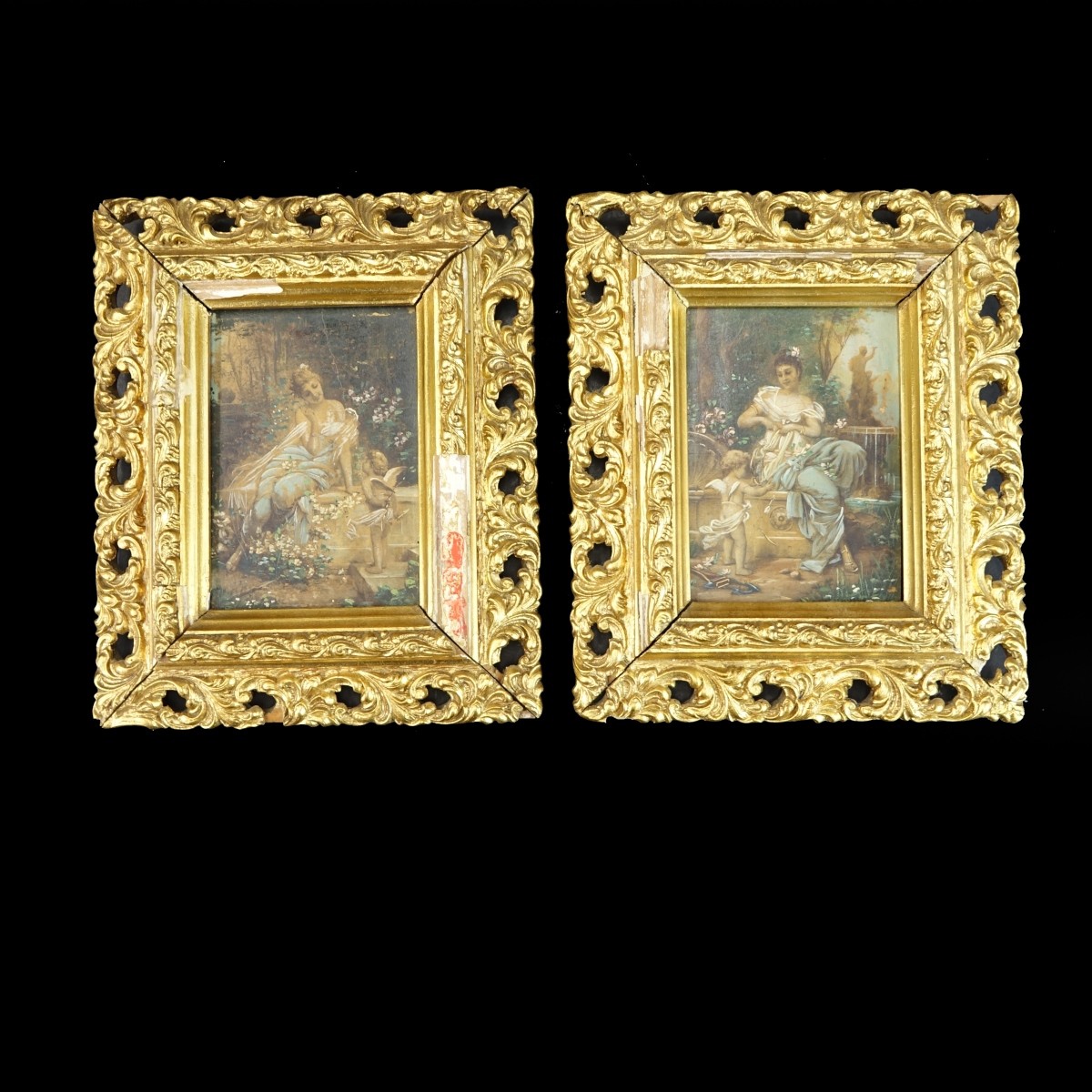 Pair of Antique Miniature Paintings