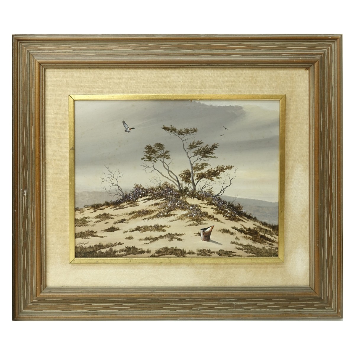 Gary Ampel Oil on Board Landscape