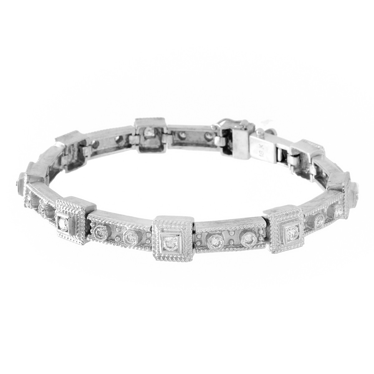 Diamond and 18K Bracelet