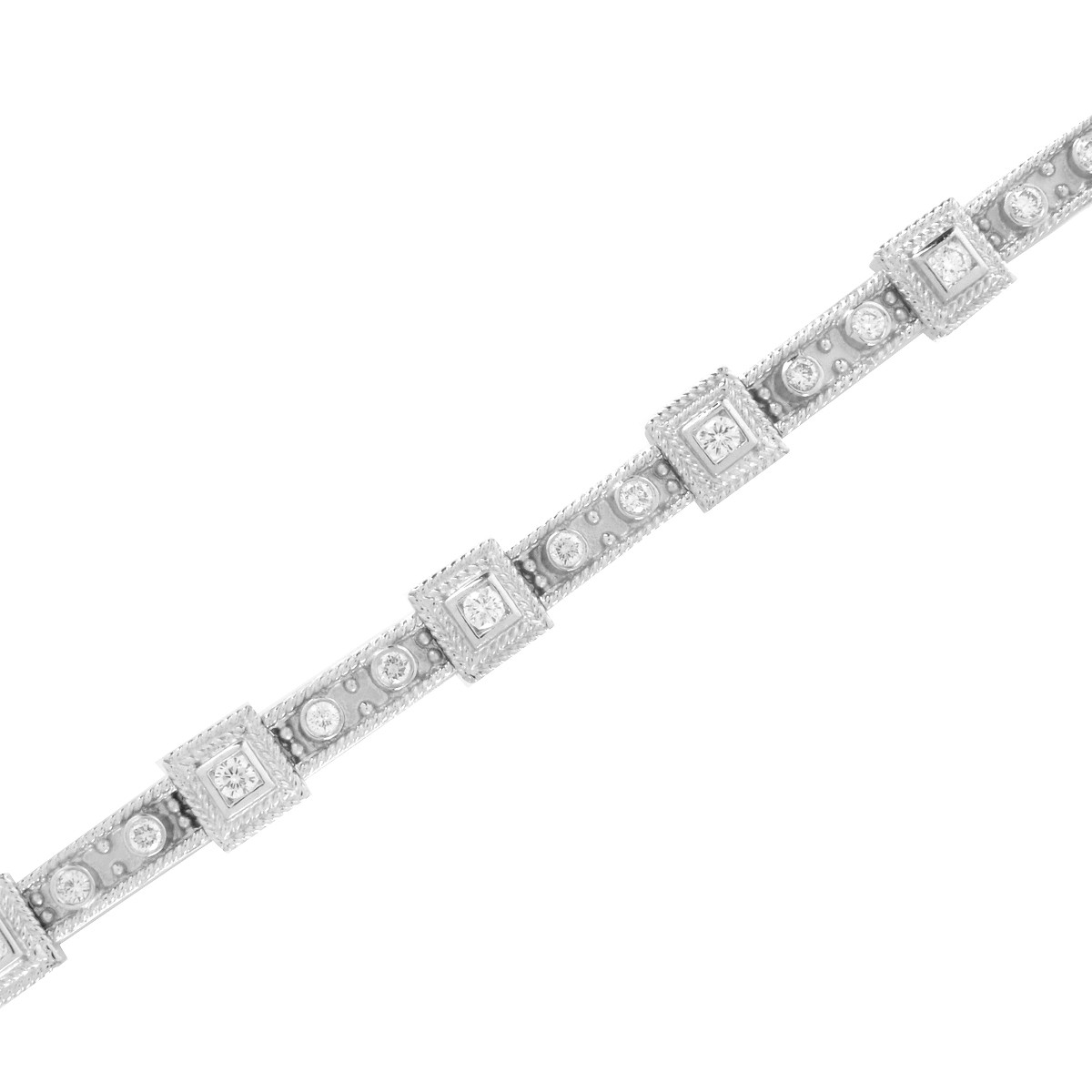 Diamond and 18K Bracelet