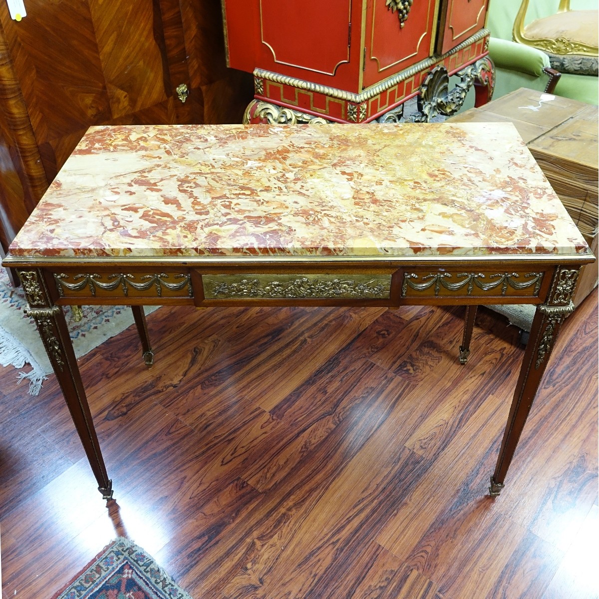 Antique French Louis XVI Style Center Table