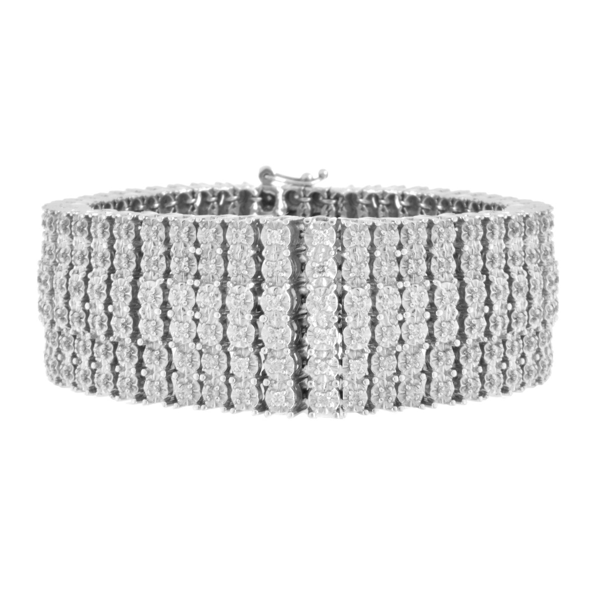 Man's Diamond and 14K Bracelet