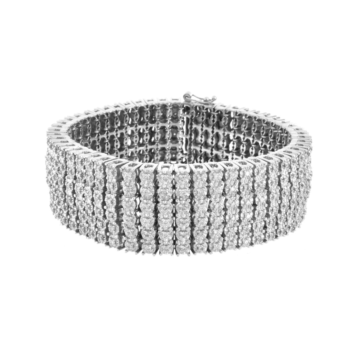 Man's Diamond and 14K Bracelet