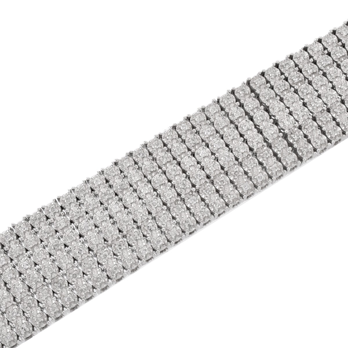 Man's Diamond and 14K Bracelet
