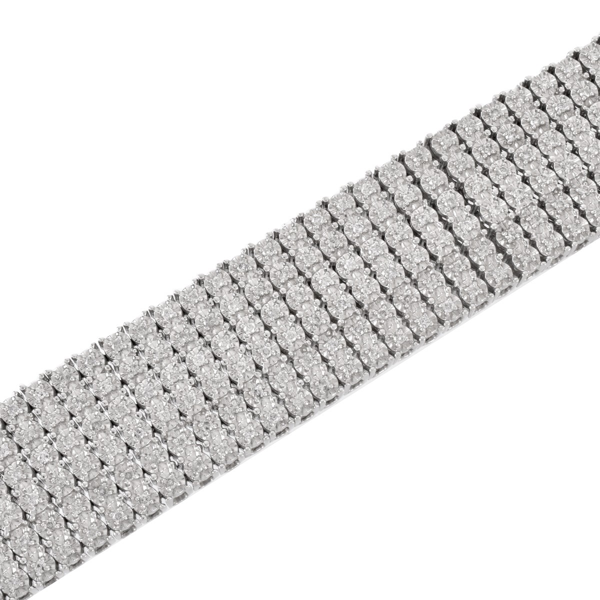 Man's Diamond and 14K Bracelet