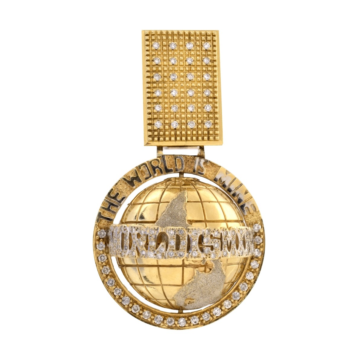 Large Diamond and 14K Pendant