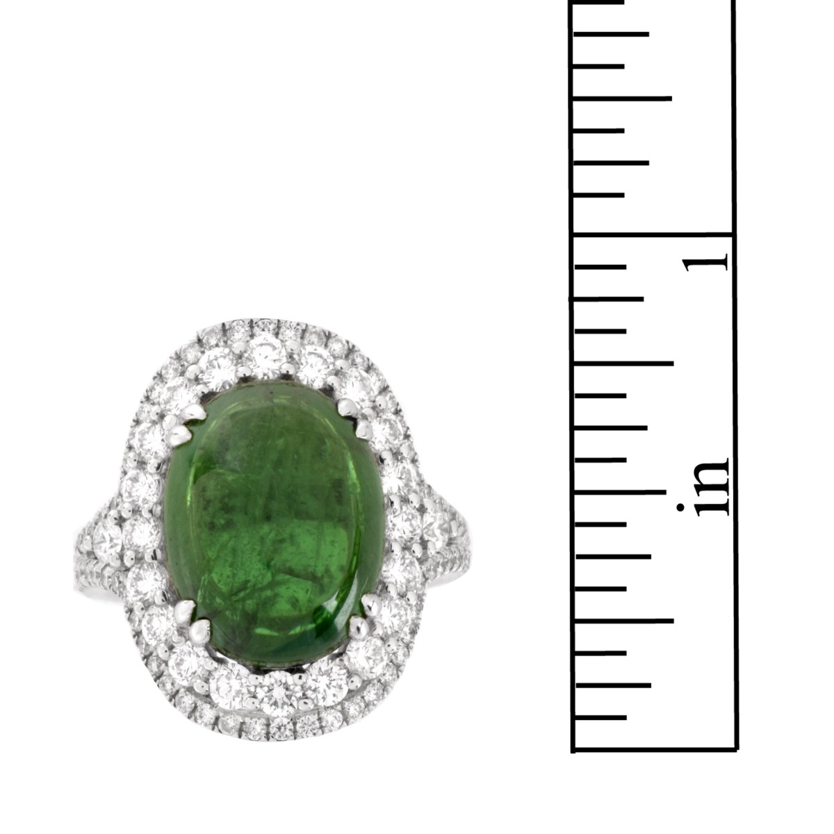 AGL Tsavorite, Diamond and 18K Ring