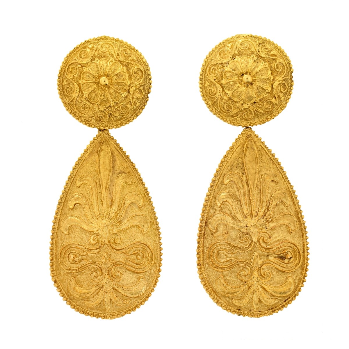 Vintage Chrissilato 18K Earrings