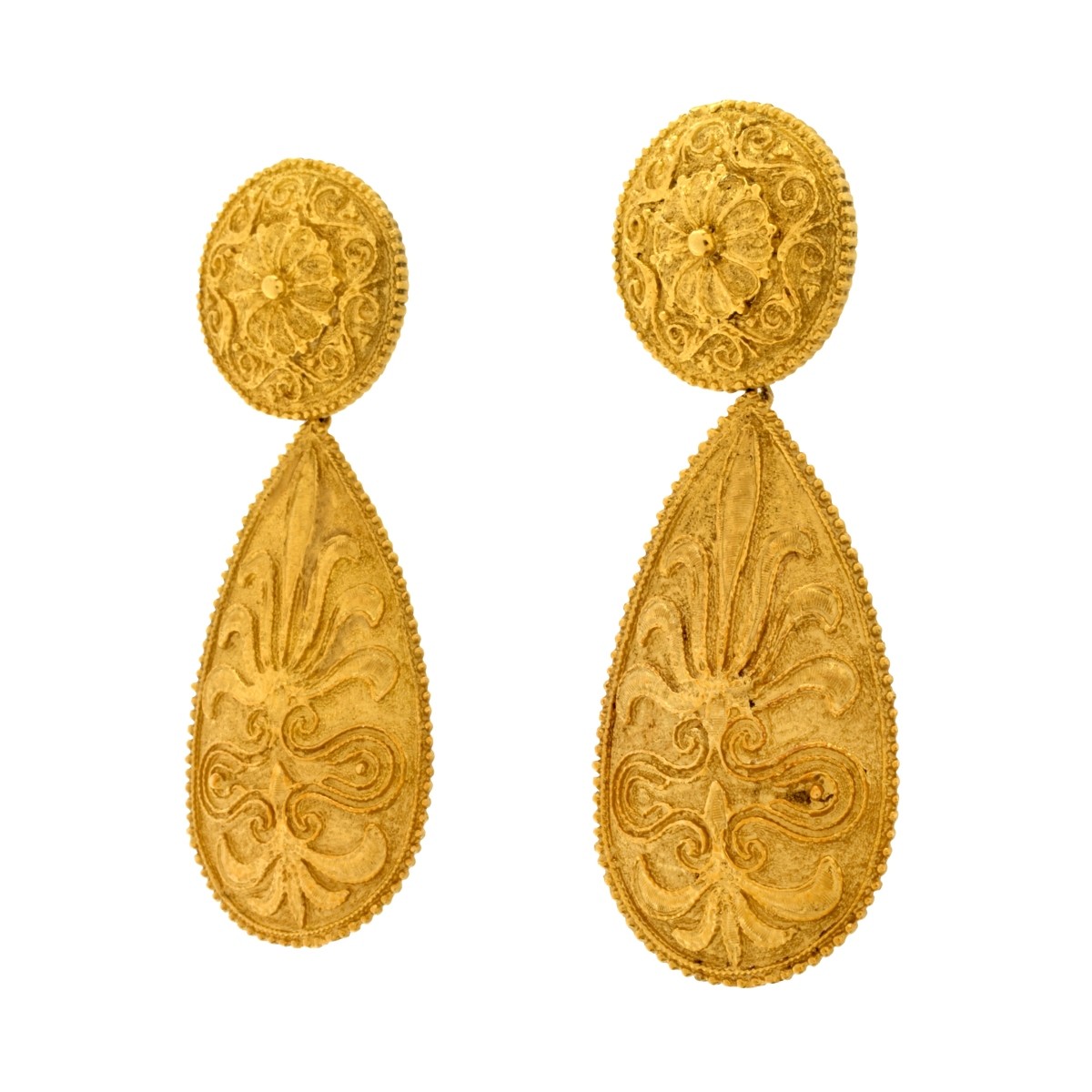 Vintage Chrissilato 18K Earrings