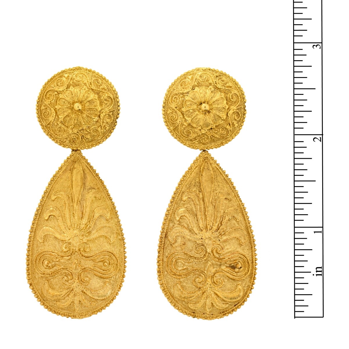 Vintage Chrissilato 18K Earrings