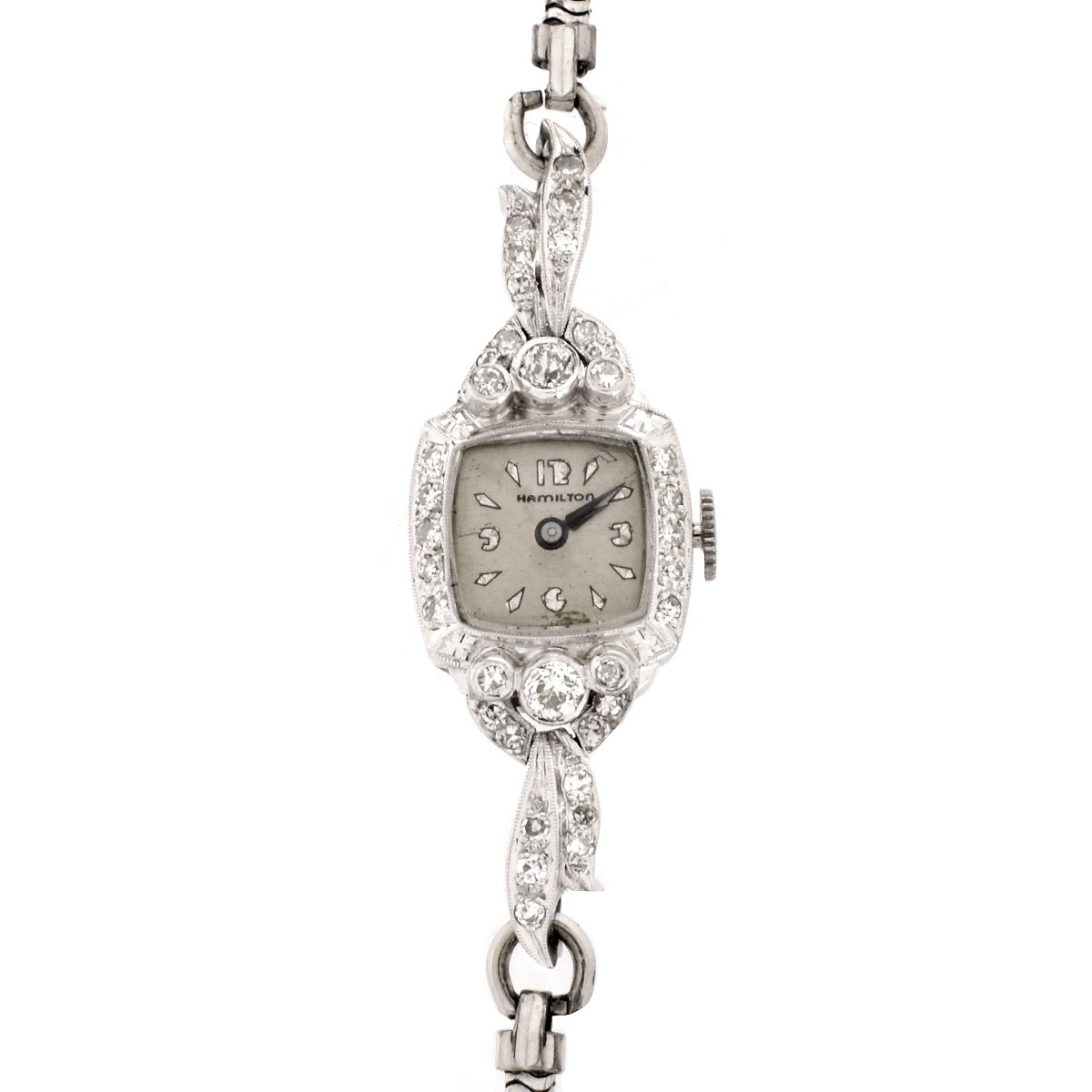 Lady's Diamond and 14K Watch