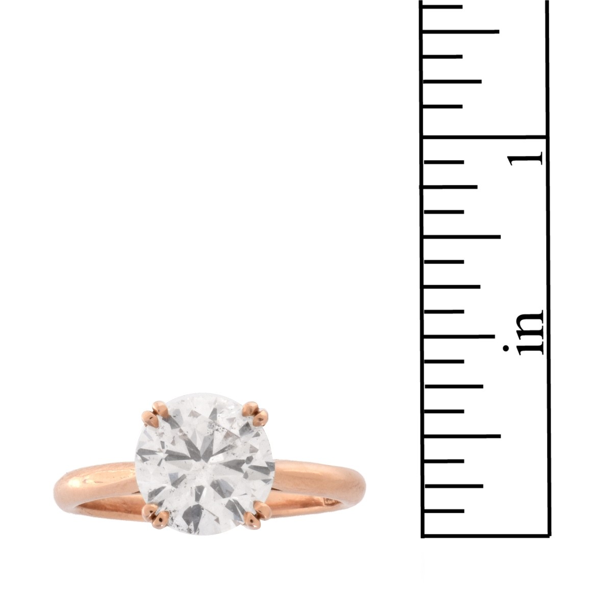 2.0 Carat Diamond and 18K Ring