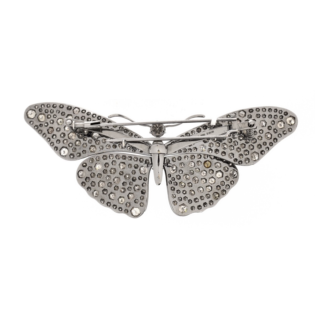 Diamond and 18K Brooch