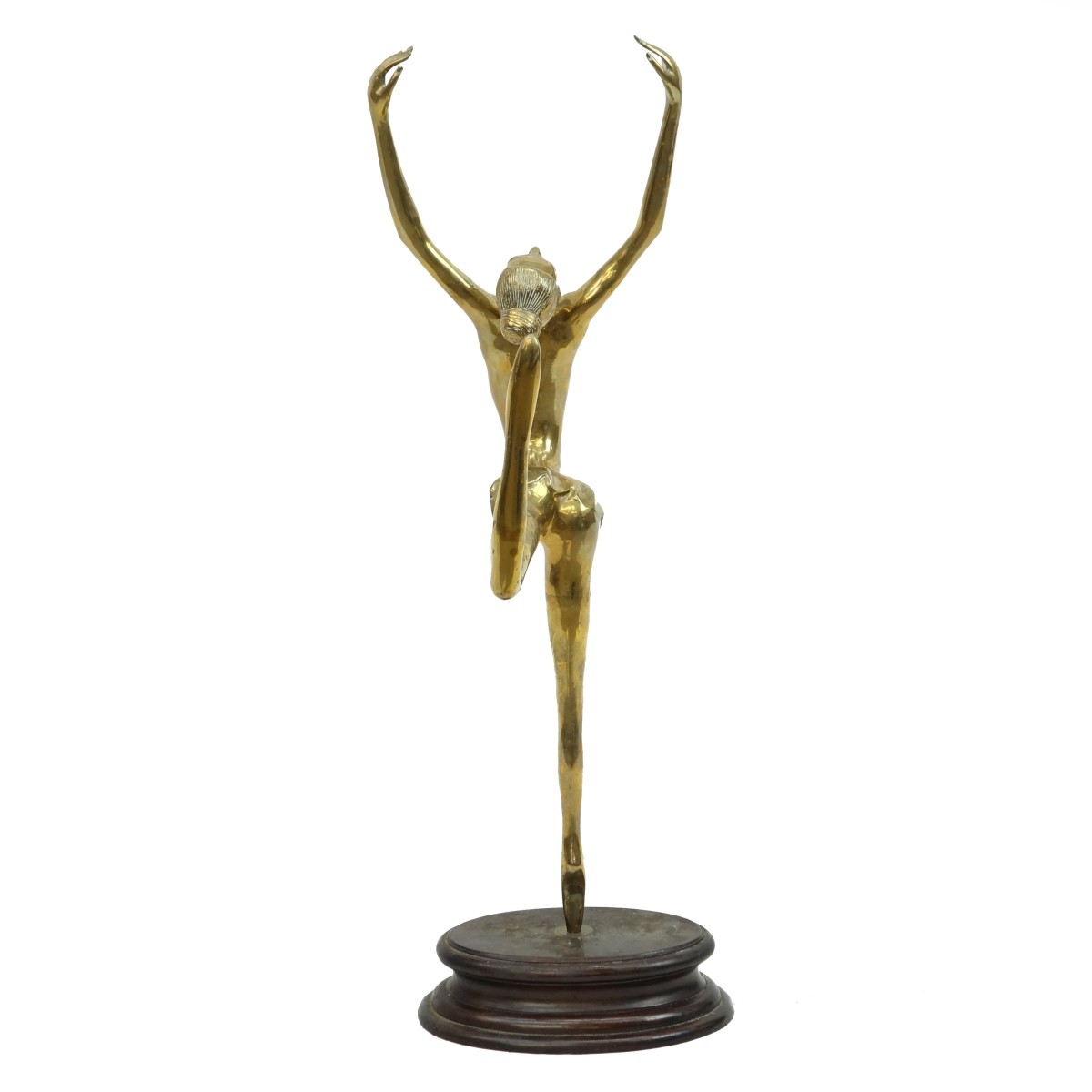 Large Bronze Sculpture "Ballerina"