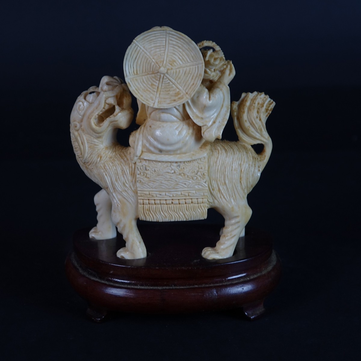 Antique Chinese Carved Immortal Figurine