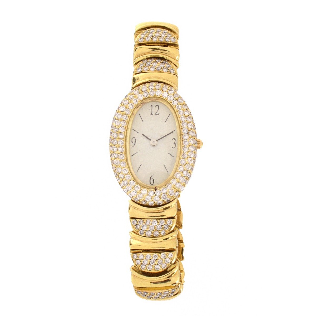 Diamond and 18K Watch