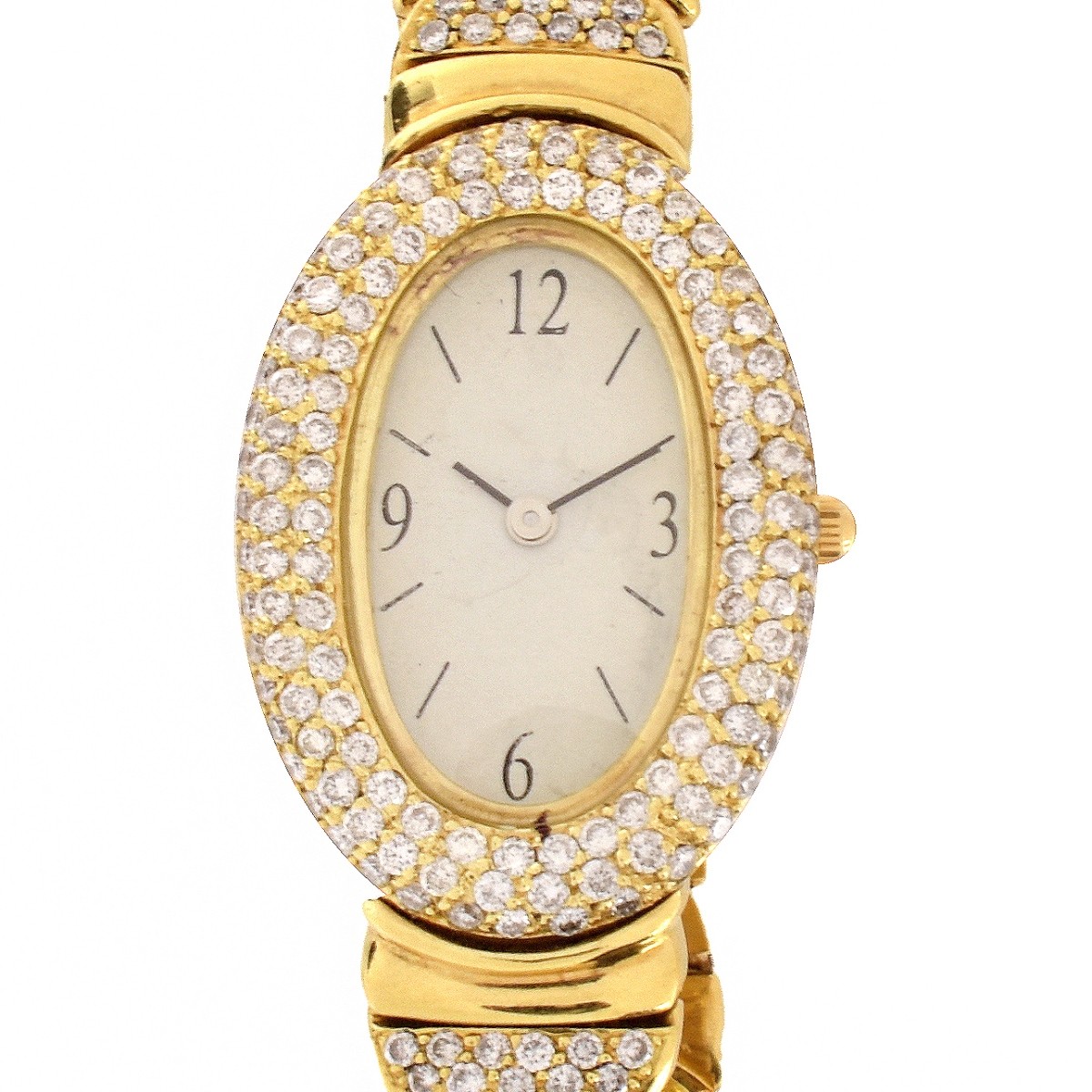 Diamond and 18K Watch