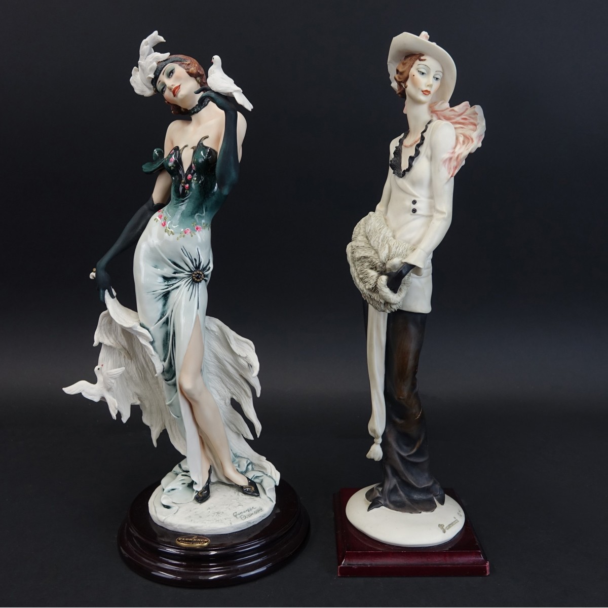 Two (2) Giuseppe Armani Porcelain Figurines