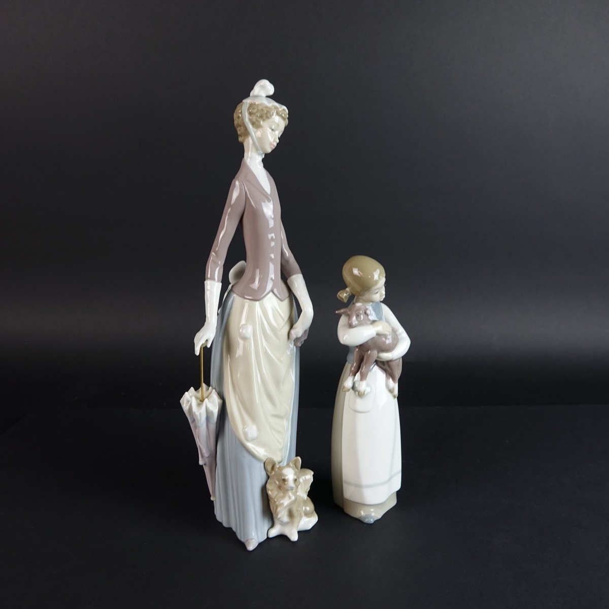 Two (2) Lladro Porcelain Figurines