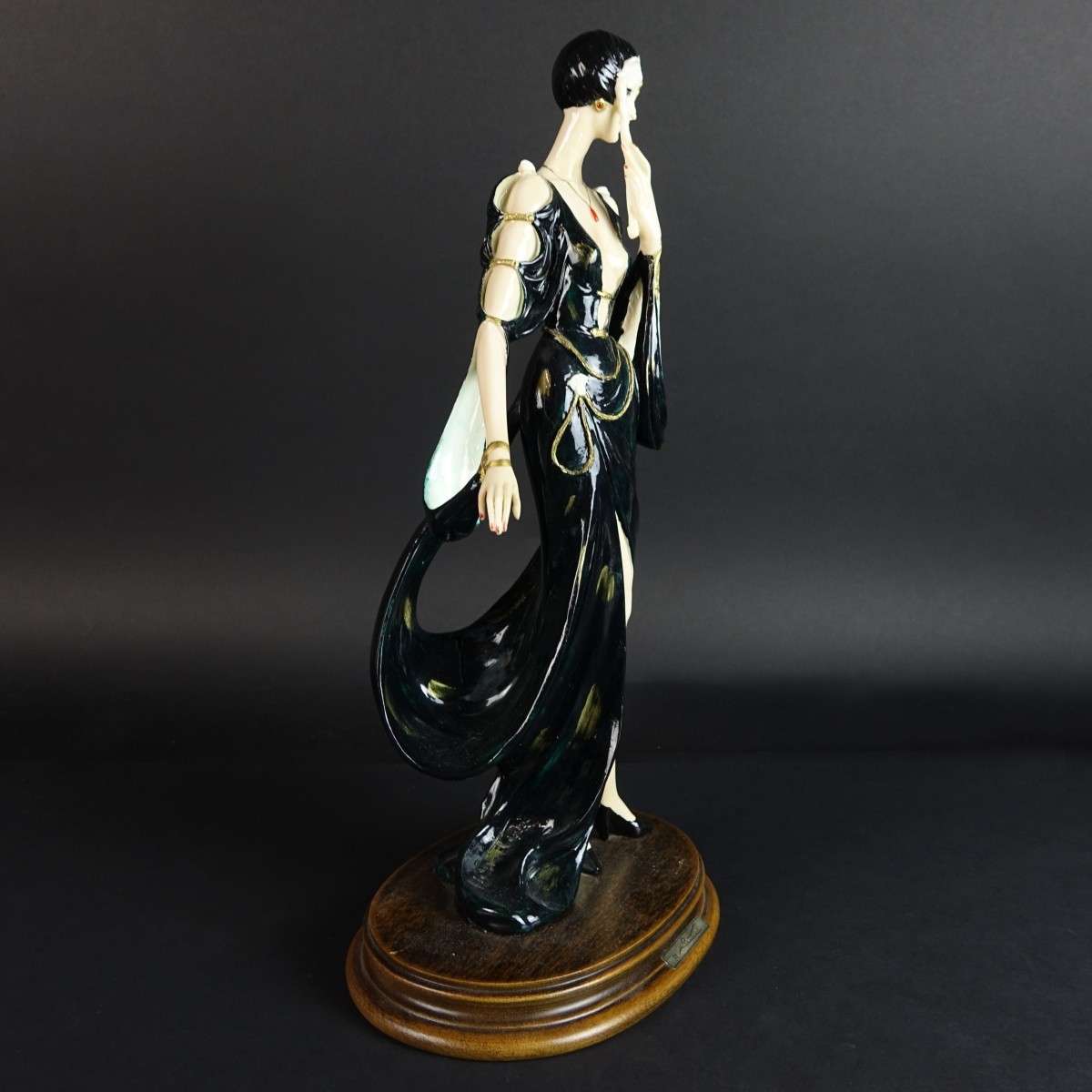 A. Santini Art Deco Fashion Figurine