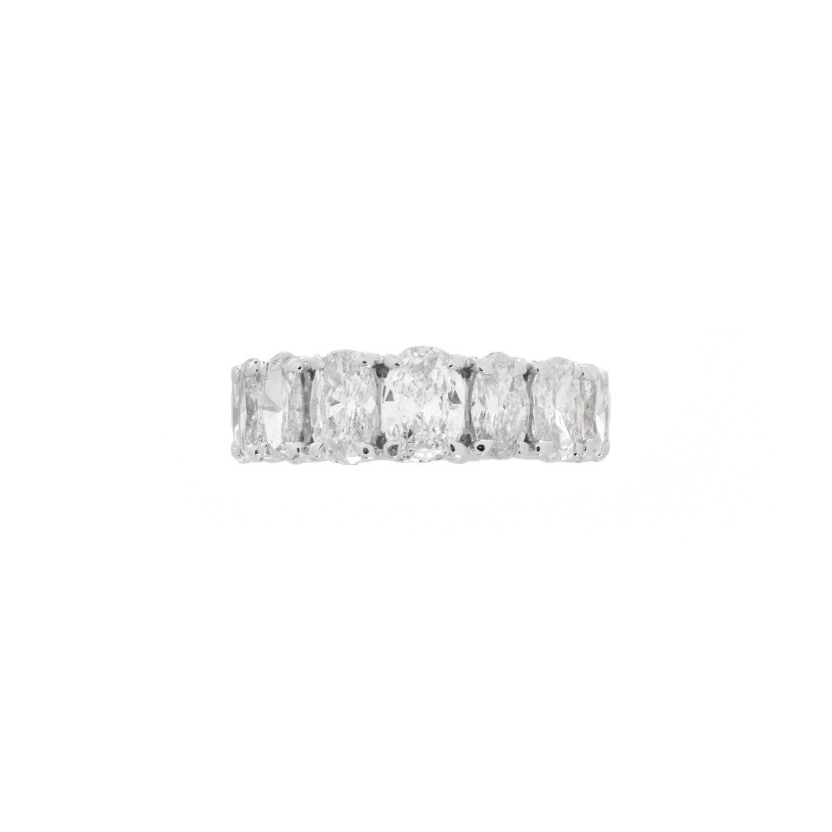 Diamond and 18K Eternity Band