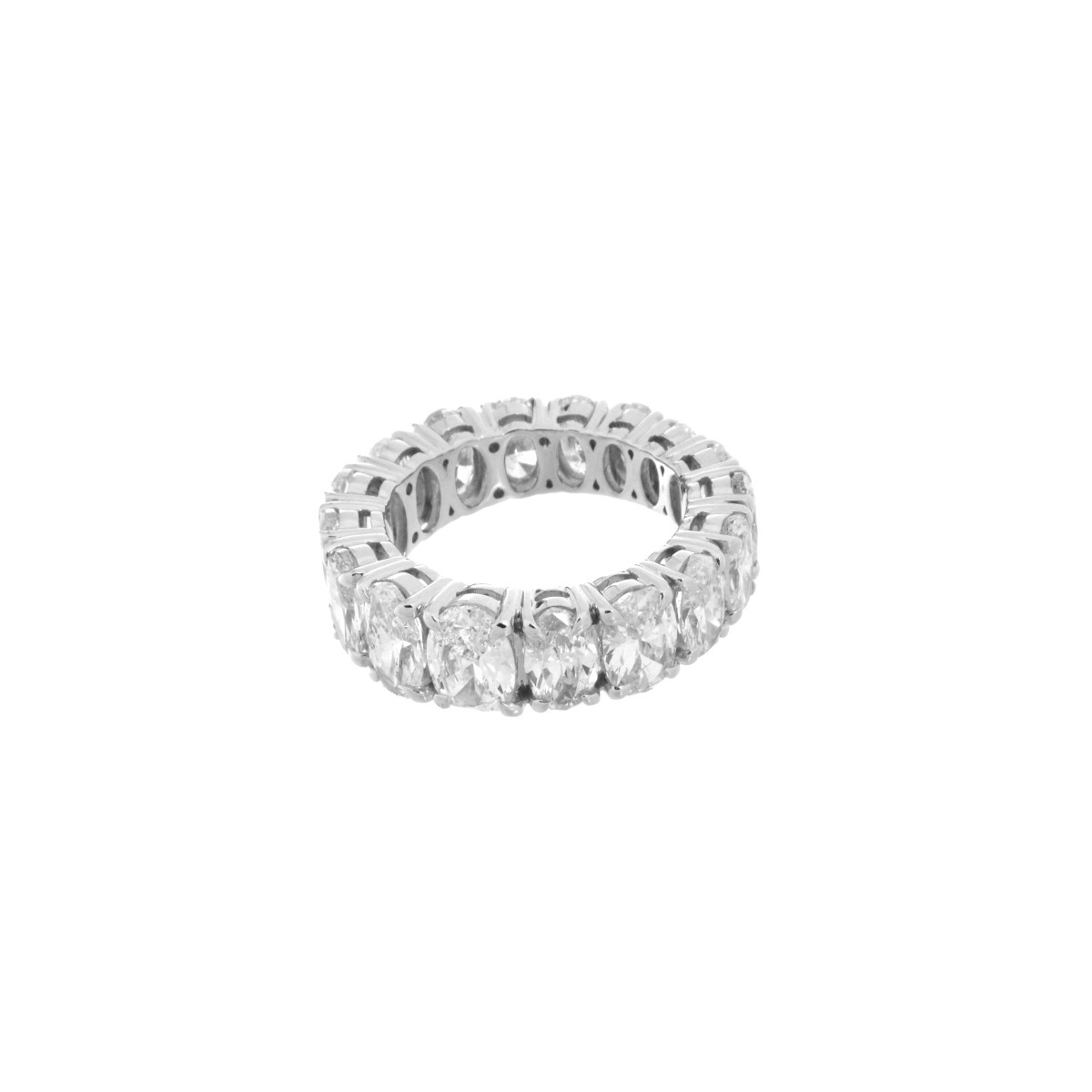 Diamond and 18K Eternity Band