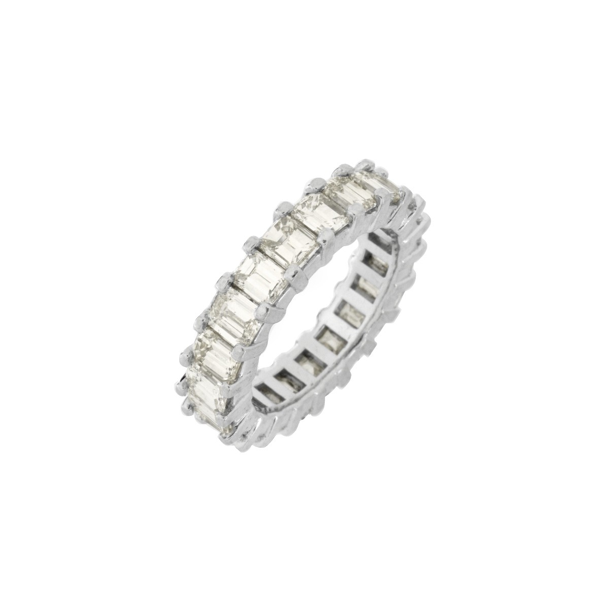 Diamond and Platinum Eternity Band