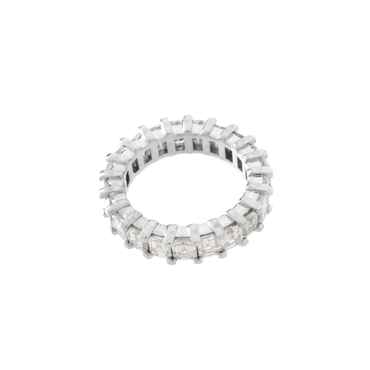 Diamond and Platinum Eternity Band