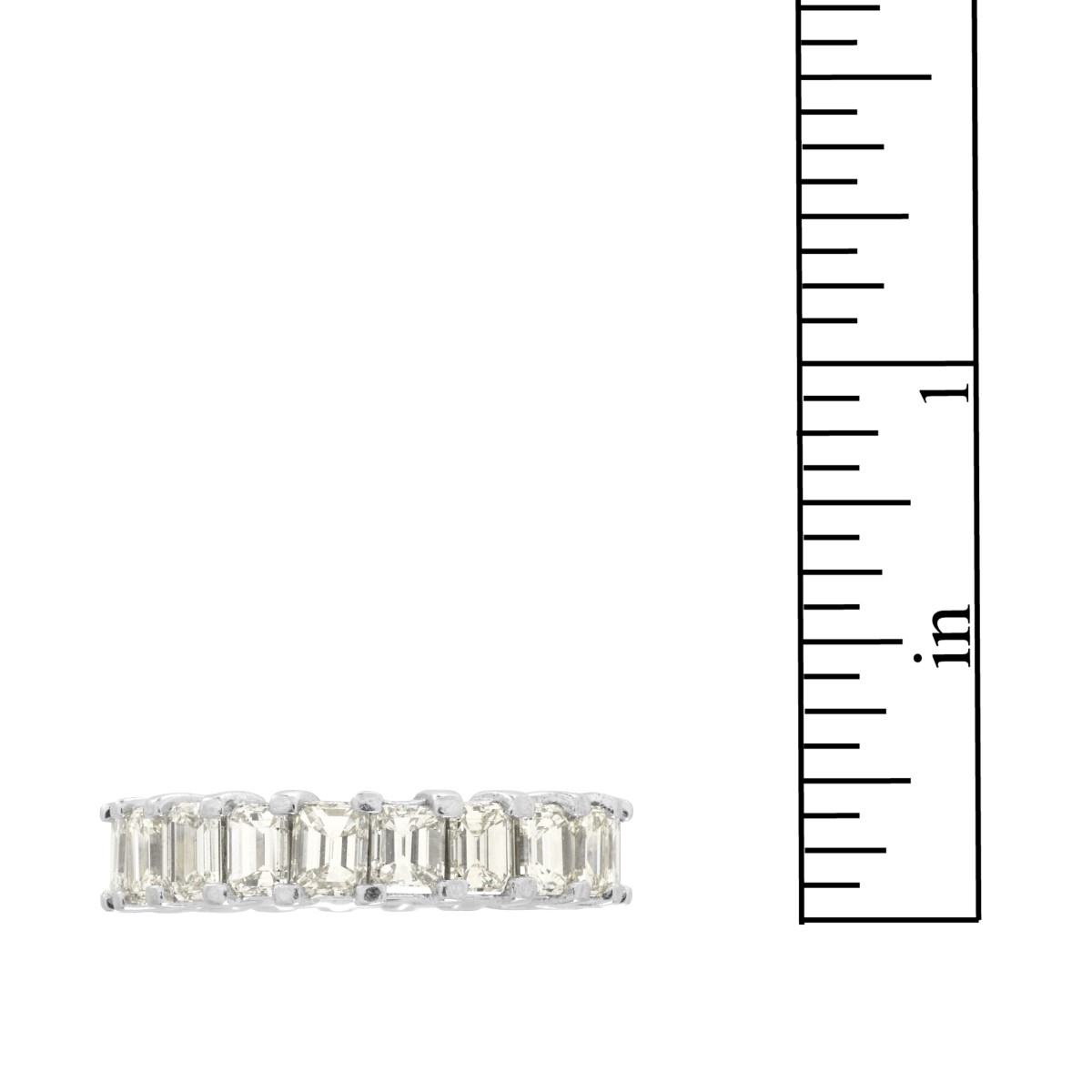 Diamond and Platinum Eternity Band