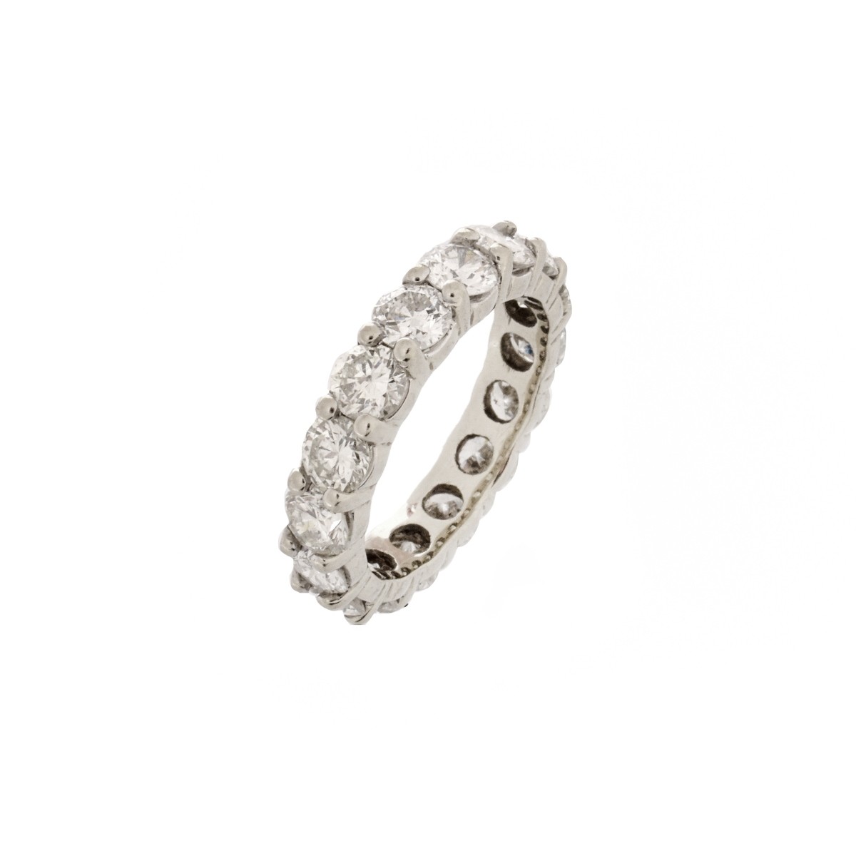 Diamond and Platinum Eternity Band