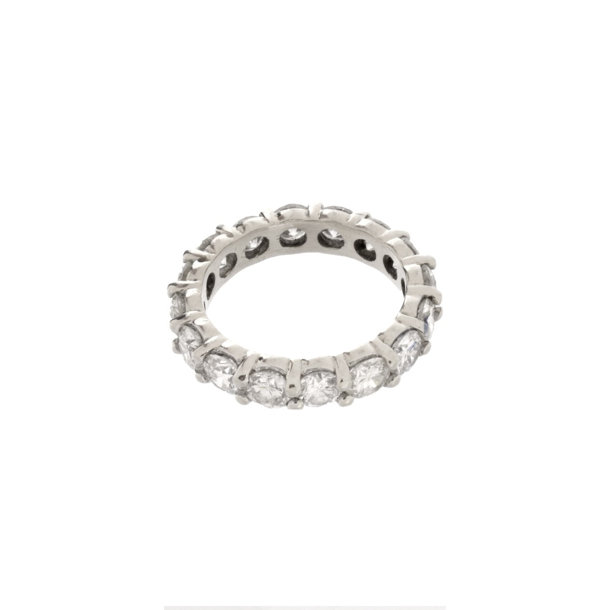 Diamond and Platinum Eternity Band