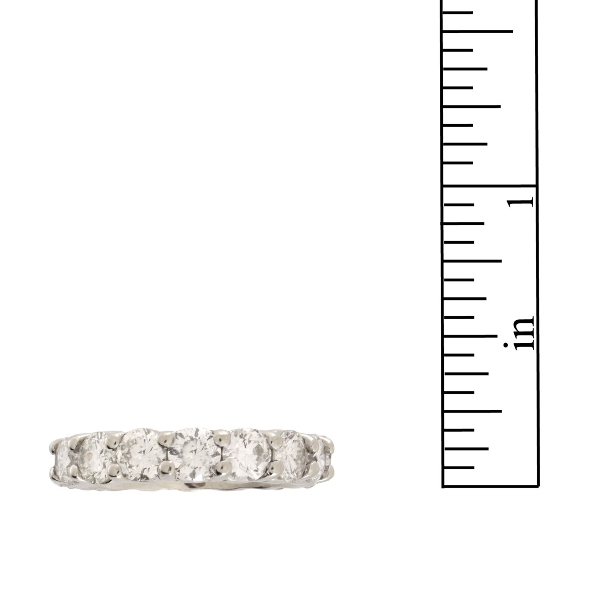 Diamond and Platinum Eternity Band