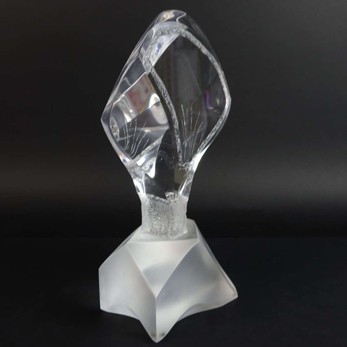 Mid Century Modern Lucite Sculpture