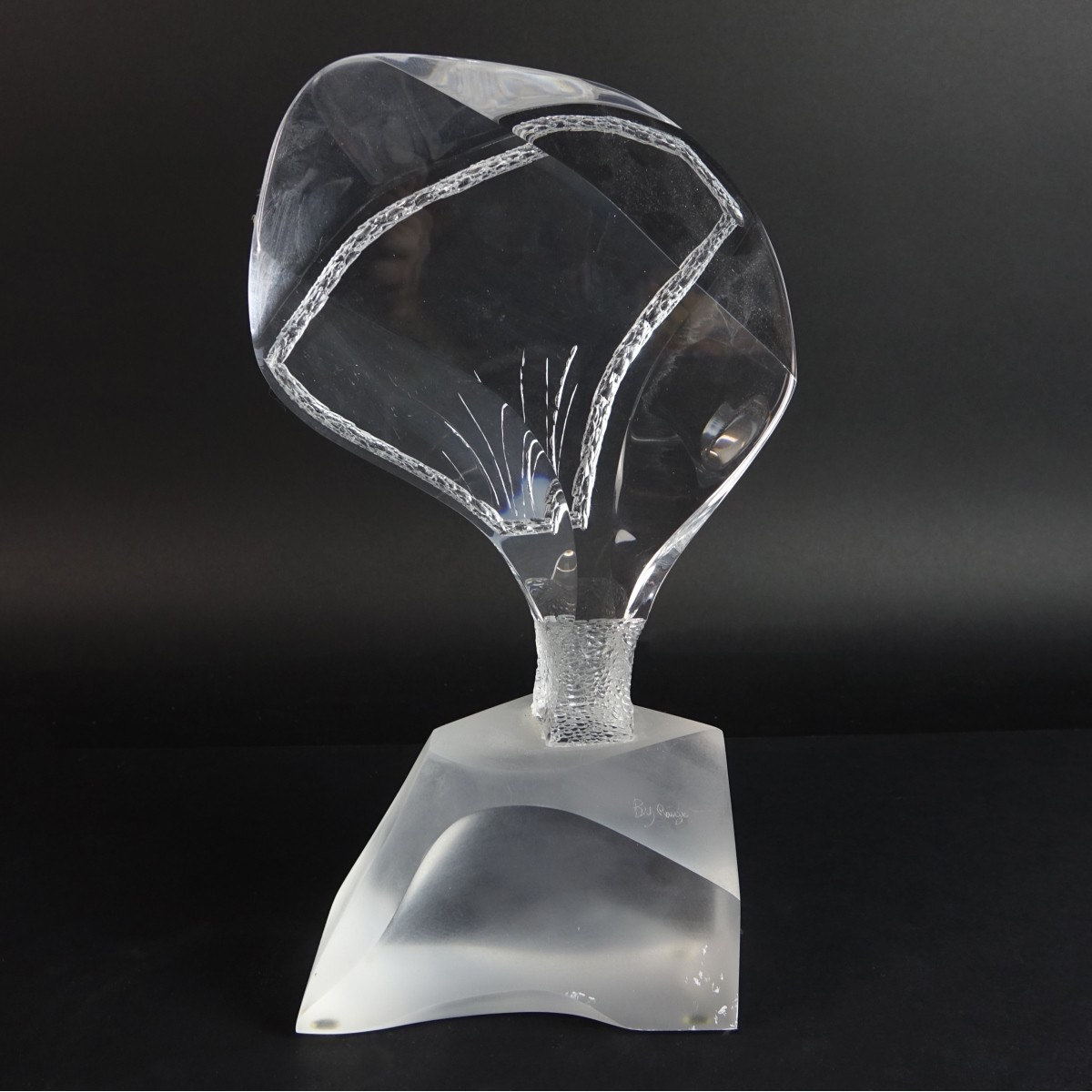 Mid Century Modern Lucite Sculpture