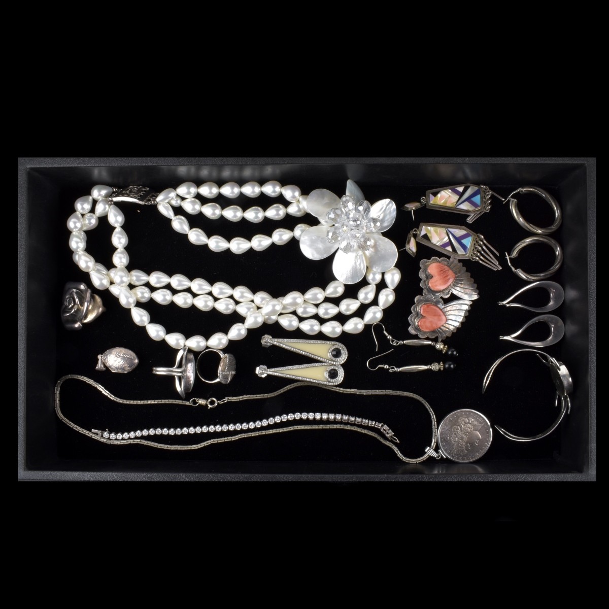 Collection of Silver Jewelry