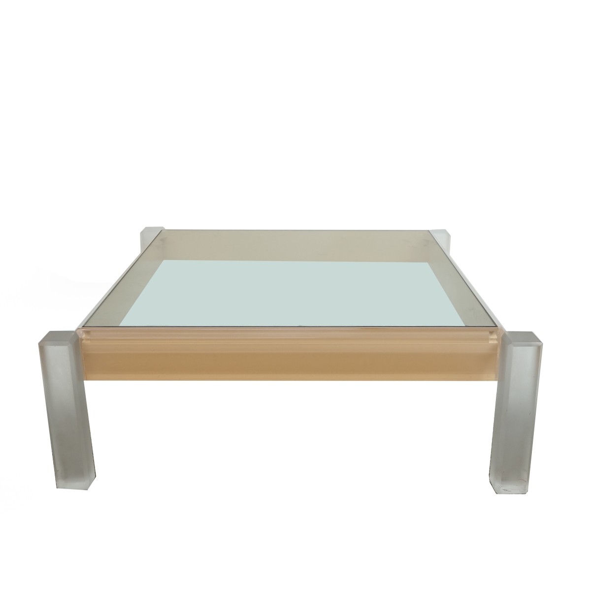 Hollywood Regency Style Lucite Coffee Table