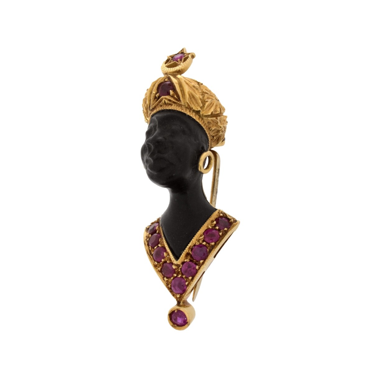 Vintage Nardi Blackamoor Brooch