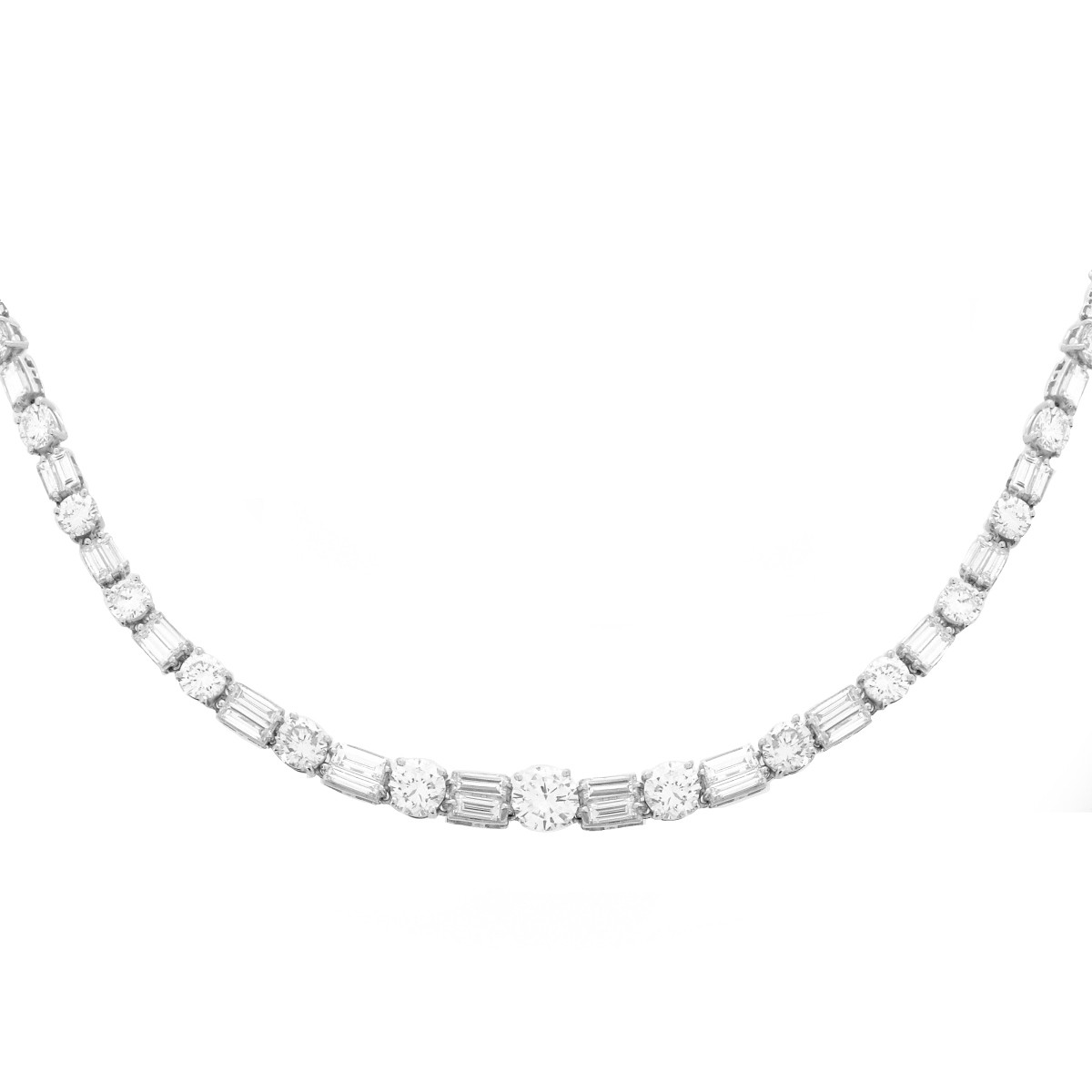 Diamond and Platinum Necklace