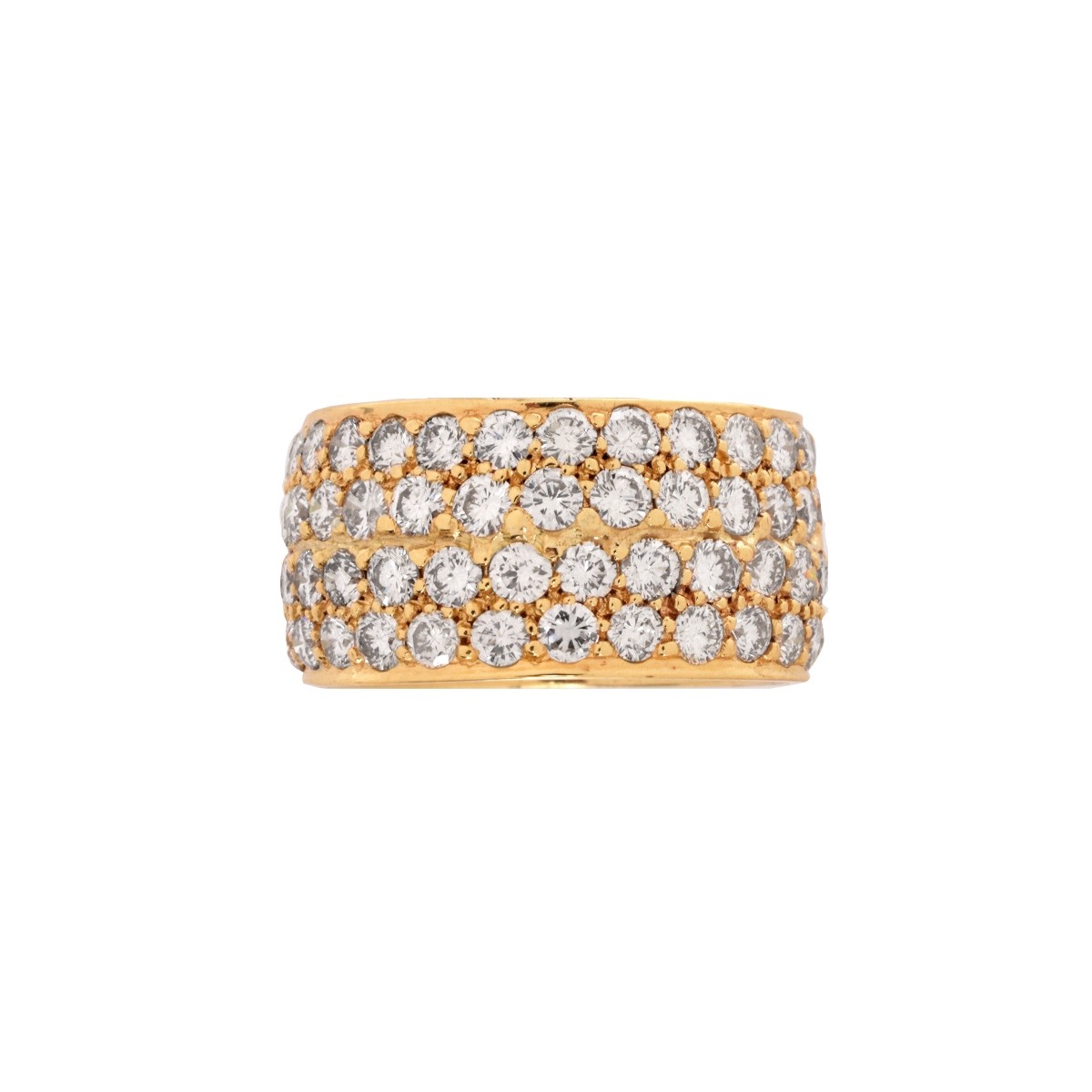 Diamond and 18K Ring