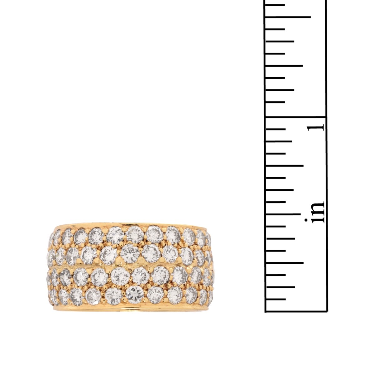 Diamond and 18K Ring