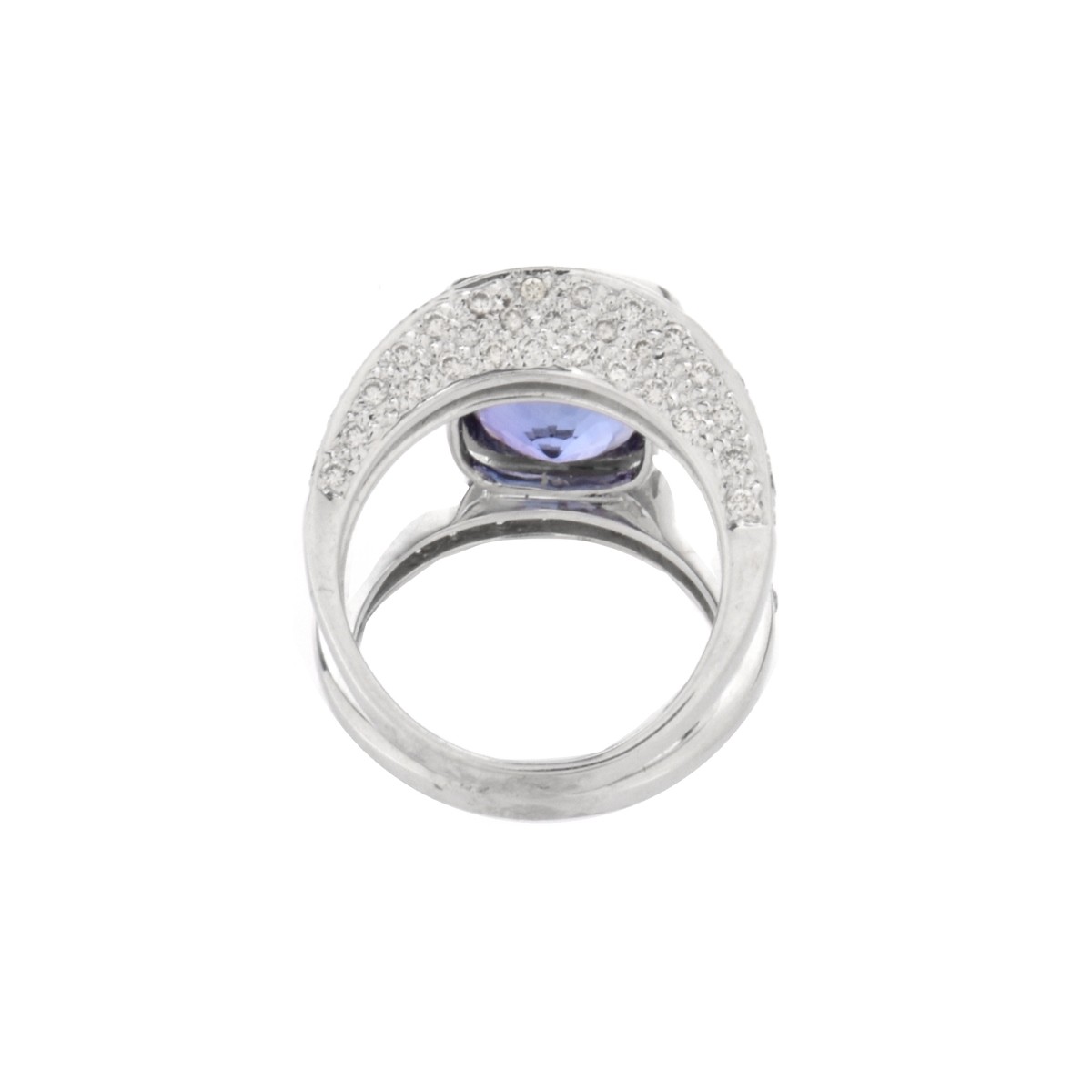 Tanzanite, Diamond and 18K Ring